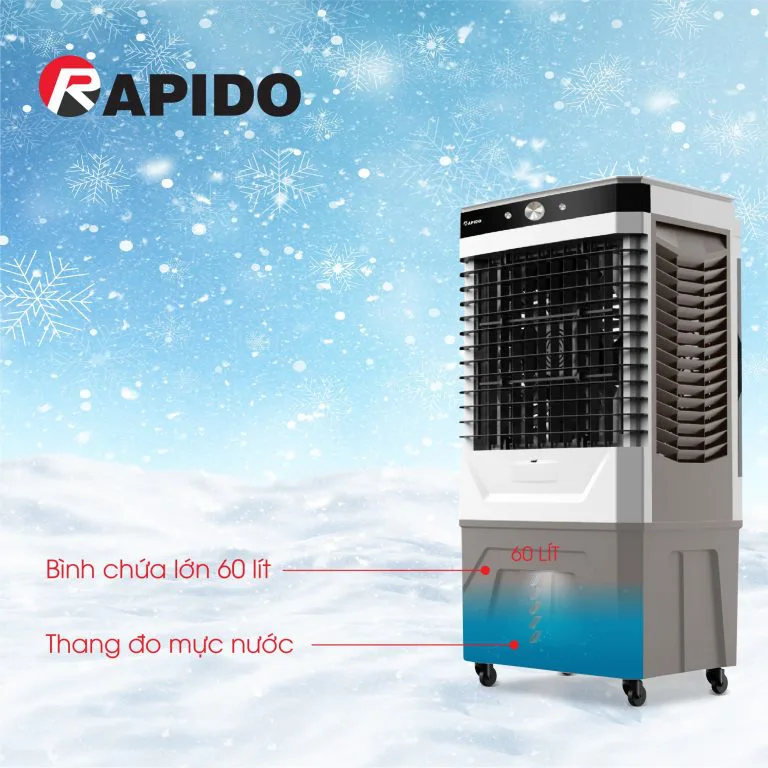 Quạt điều hòa Rapido Everest 9000M, bảo hành chính hãng